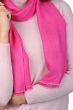 Cashmere & Seta accessori sciarpe foulard scarva rosa molto intenso 170x25cm